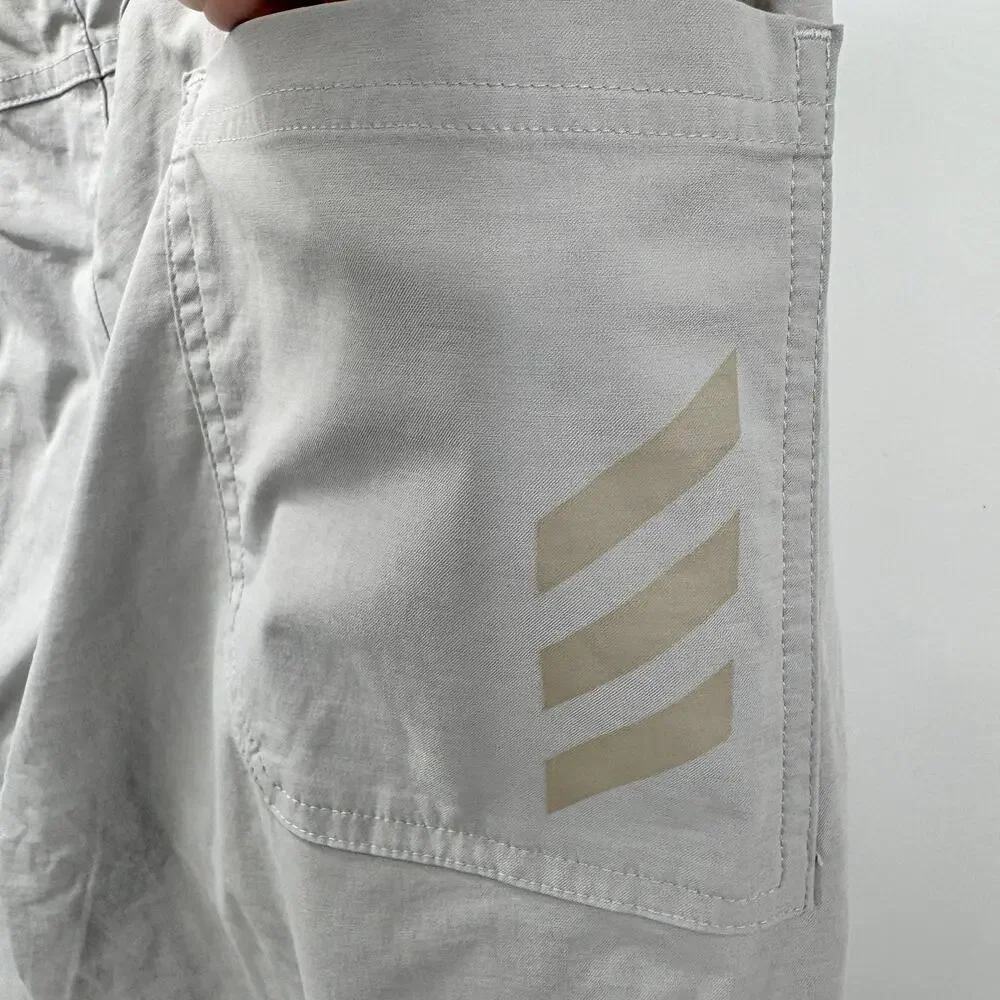 adidas Golf Pants Mens 38x32 (39x30 ACTUAL) Gray Adicross Activewear Nylon Blend